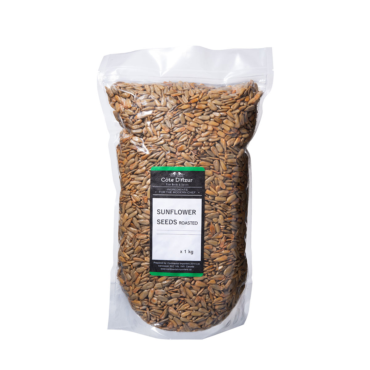 Sunflower Seeds Unsalted Roasted Continental Importers 2014 Ltd 