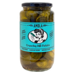 AMOLA CRUNCHY DILL PICKLES, 1 L