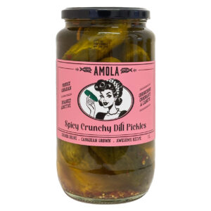 AMOLA CRUNCHY DILL PICKLES *SPICY*, 1 L